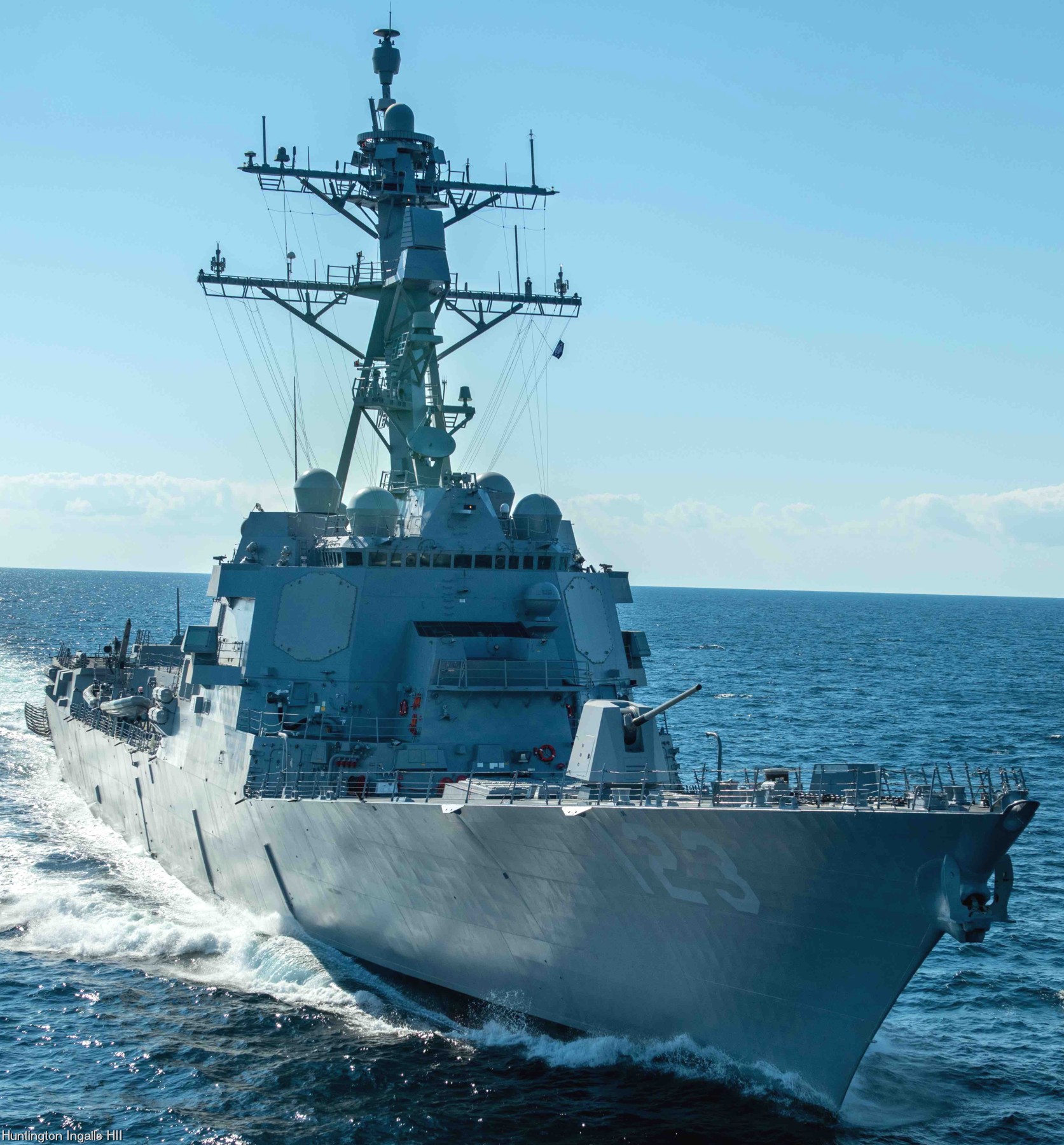 ddg-123 uss lenah h. sutcliffe higbee arleigh burke class guided missile destroyer aegis hii ingalls us navy 18 trials