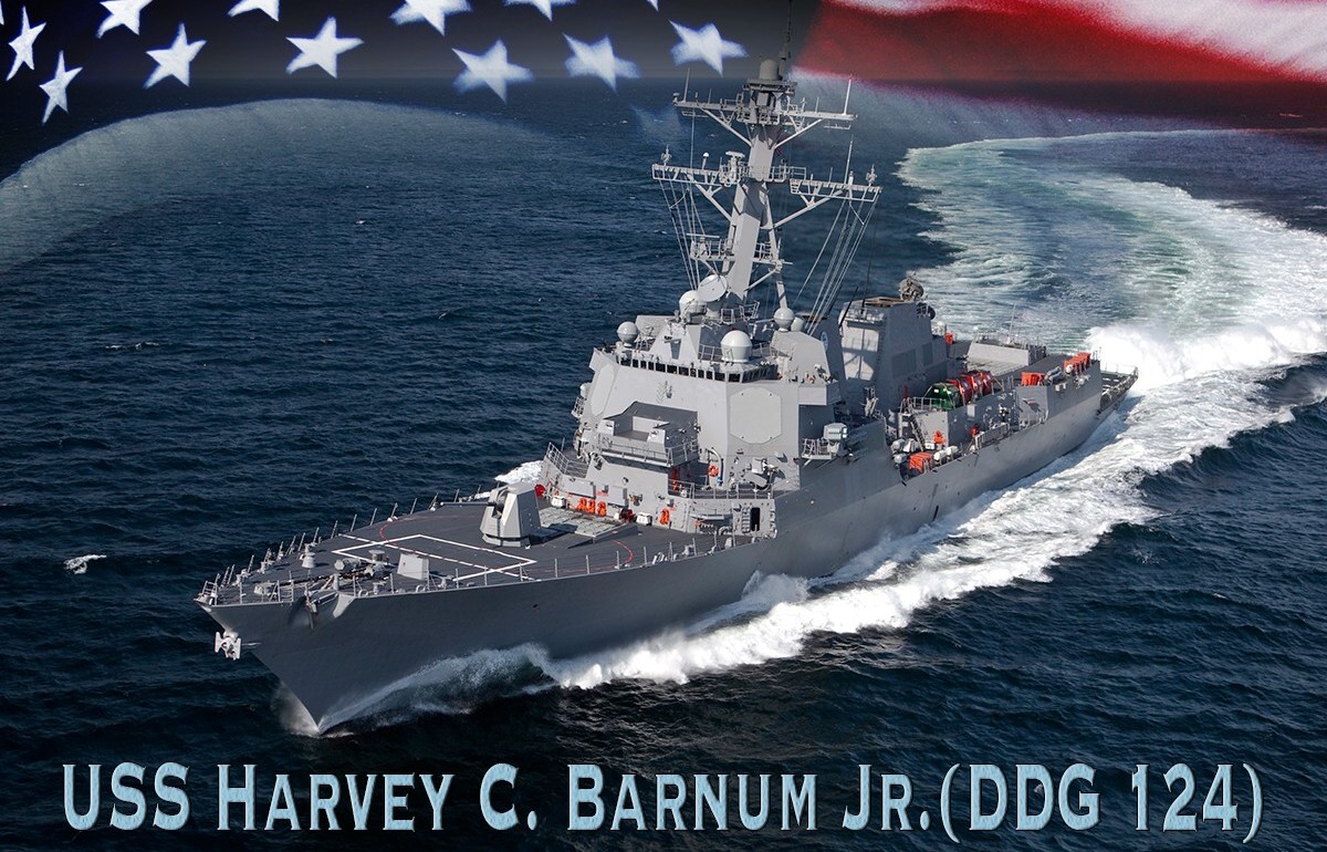 ddg-124 uss harvey c. barnum arleigh burke class guided missile destroyer aegis us navy gdbiw general dynamics bath iron works 02x