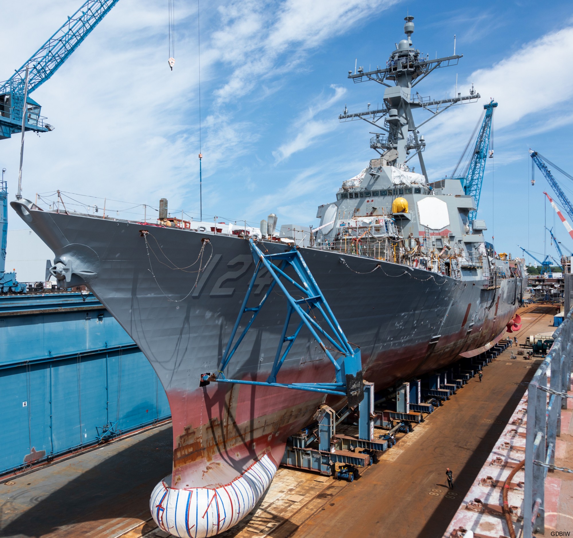 ddg-124 uss harvey c. barnum arleigh burke class guided missile destroyer aegis us navy gdbiw 13