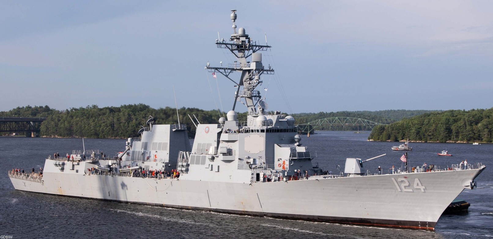 ddg-124 uss harvey c. barnum arleigh burke class guided missile destroyer aegis sea trials gdbiw 2025 23