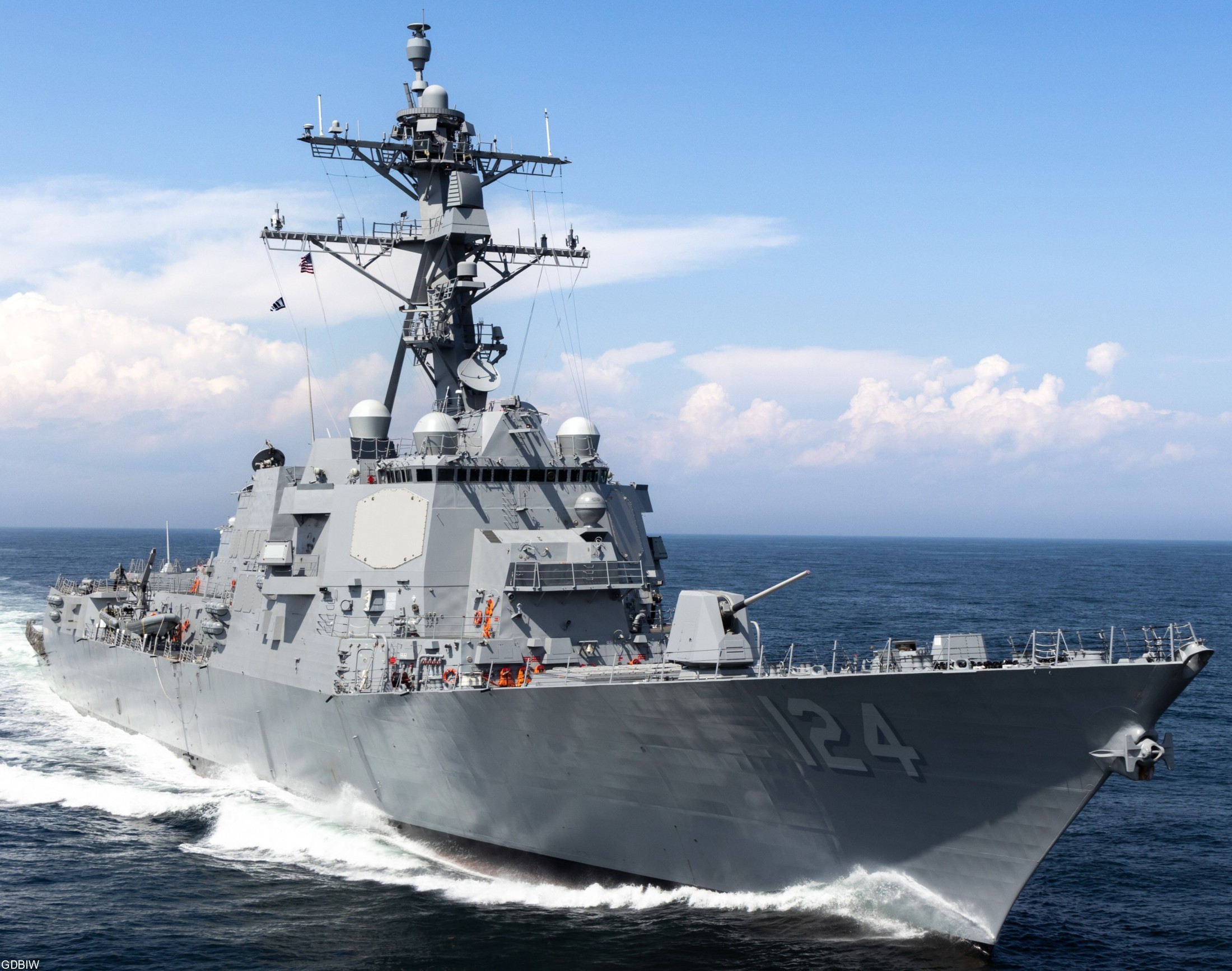 ddg-124 uss harvey c. barnum arleigh burke class guided missile destroyer aegis sea trials 2025 24
