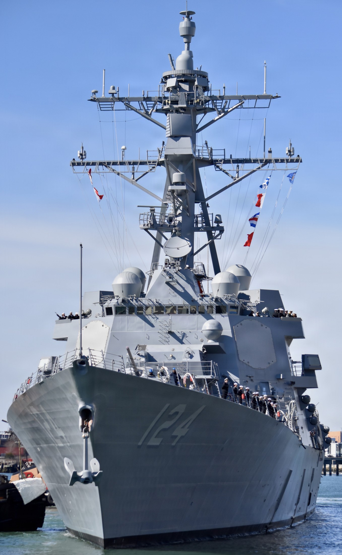 ddg-124 uss harvey c. barnum arleigh burke class guided missile destroyer aegis boston st. patricks day 2026