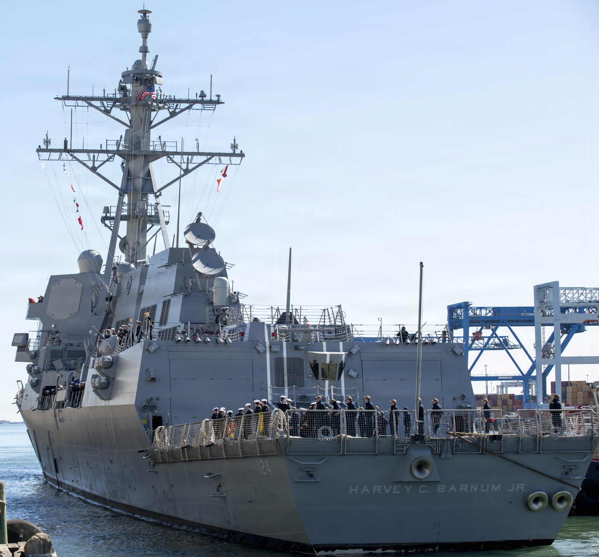ddg-124 uss harvey c. barnum arleigh burke class guided missile destroyer aegis us navy boston massachusetts 29