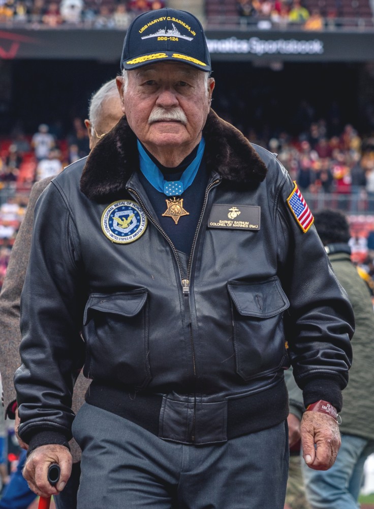 colonel harvey curtiss barnum jr. colonel medal of honor marines uss ddg 14