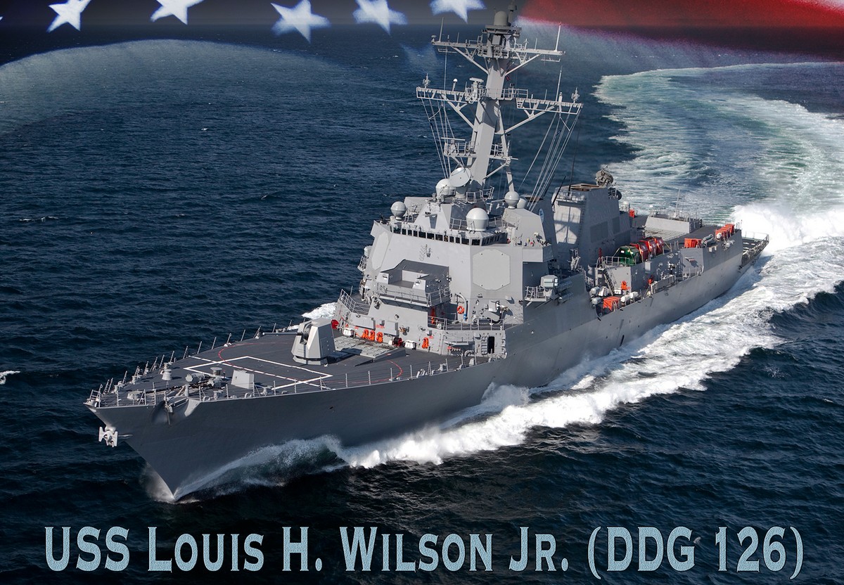 ddg-126 uss louis h. wilson jr. arleigh burke class guided missile destroyer us navy aegis bath gdbiw 02x