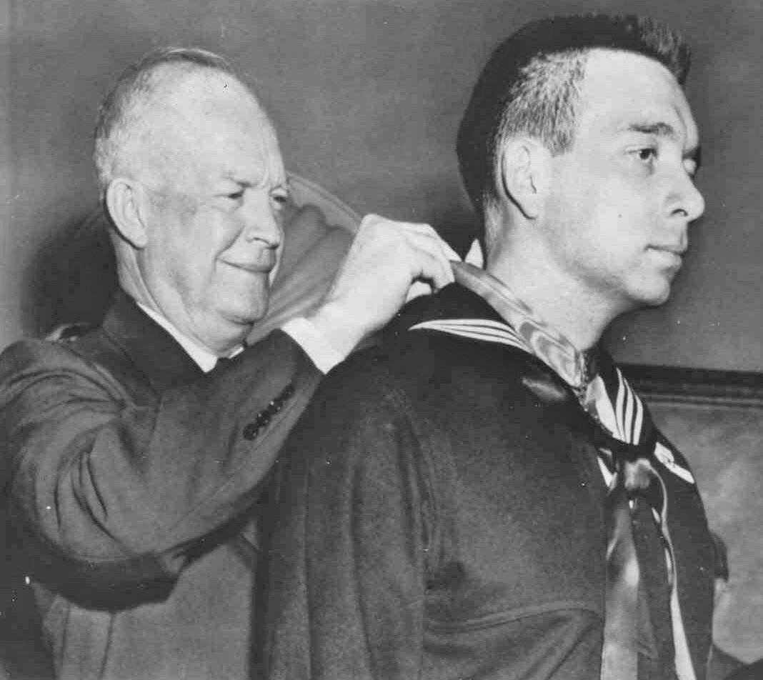 william charette master chief hospital corpsman us navy medal of honor president eisenhower 05