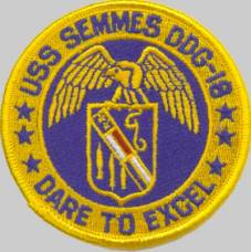 DDG-18 USS Semmes patch crest insignia