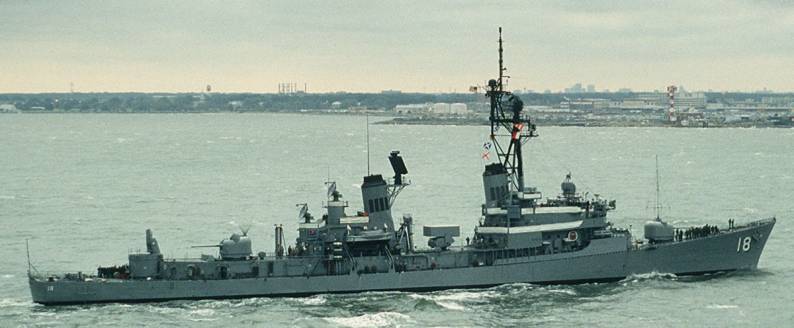 DDG-18 USS Semmes - Charles F. Adams class guided missile destroyer