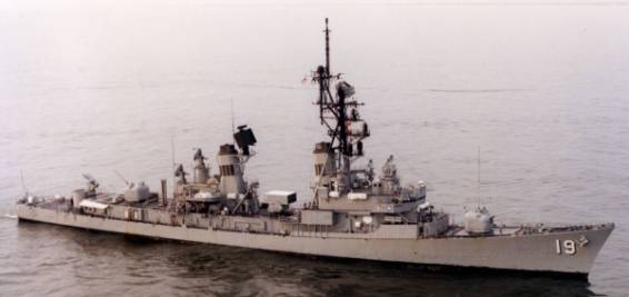 DDG-19 USS Tattnall - Charles F. Adams class guided missile destroyer