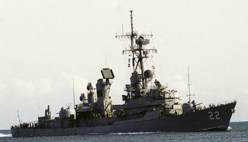 DDG-22 USS Benjamin Stoddert - Charles F. Adams class guided missile destroyer