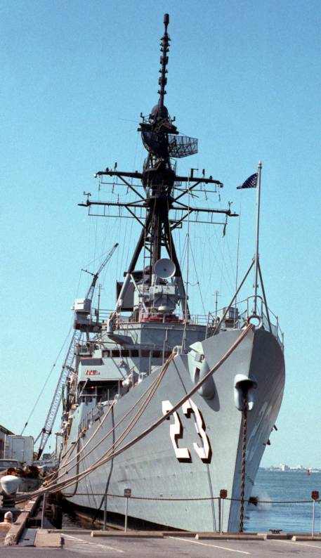 DDG-23 USS Richard E. Byrd - Charles F. Adams class guided missile destroyer