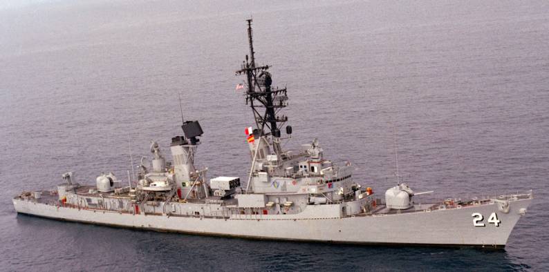 USS Waddell DDG-24 - Charles F. Adams class guided missile destroyer