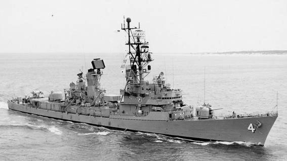 DDG-4 USS Lawrence - Charles F. Adams class guided missile destroyer