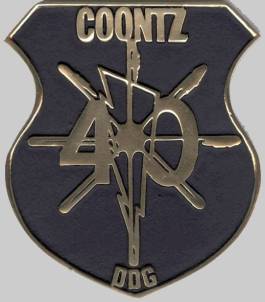 DDG-40 USS Coontz plaque crest