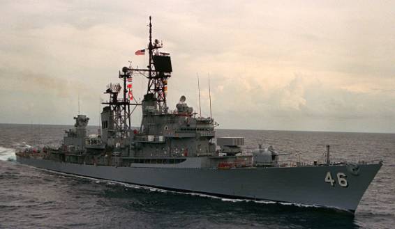 DDG-46 USS Preble - Farragut Coontz class guided missile destroyer
