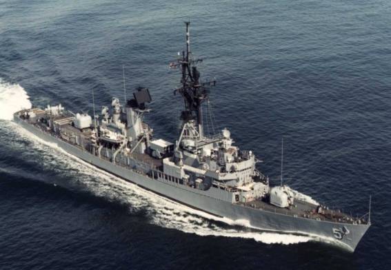 DDG-5 USS Claude V. Ricketts - Charles F. Adams class guided missile destroyer