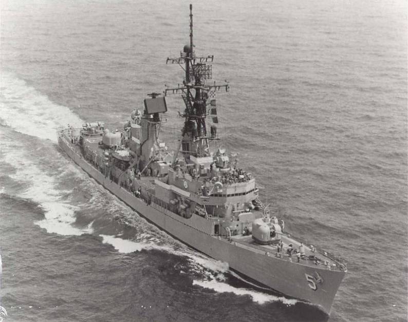 DDG-5 USS Claude V. Ricketts - Charles F. Adams class guided missile destroyer