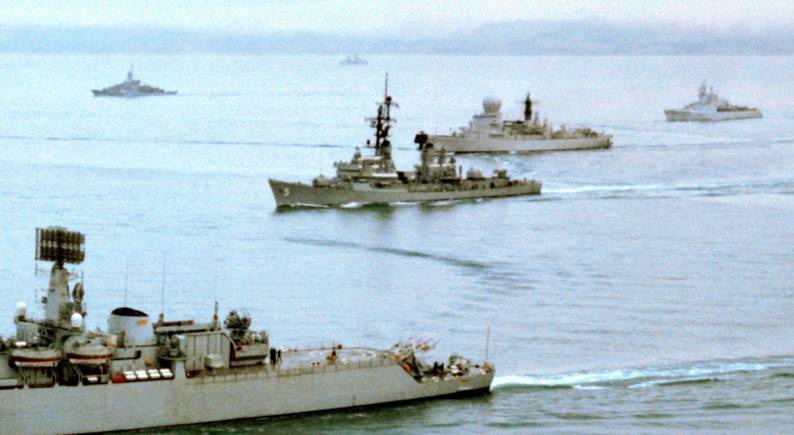 DDG-5 USS Claude V. Ricketts - Charles F. Adams class guided missile destroyer