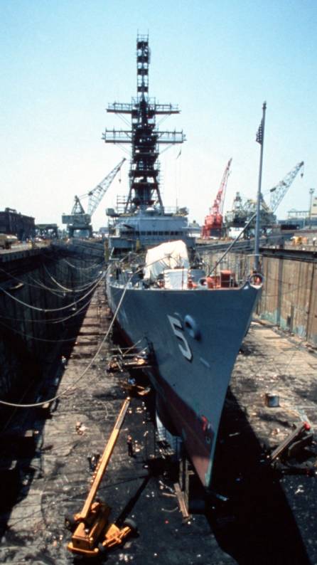 DDG-5 USS Claude V. Ricketts - Charles F. Adams class destroyer