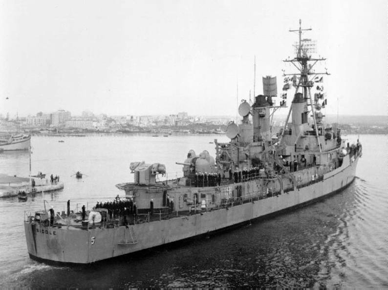 DDG-5 USS Biddle - Charles F. Adams class guided missile destroyer