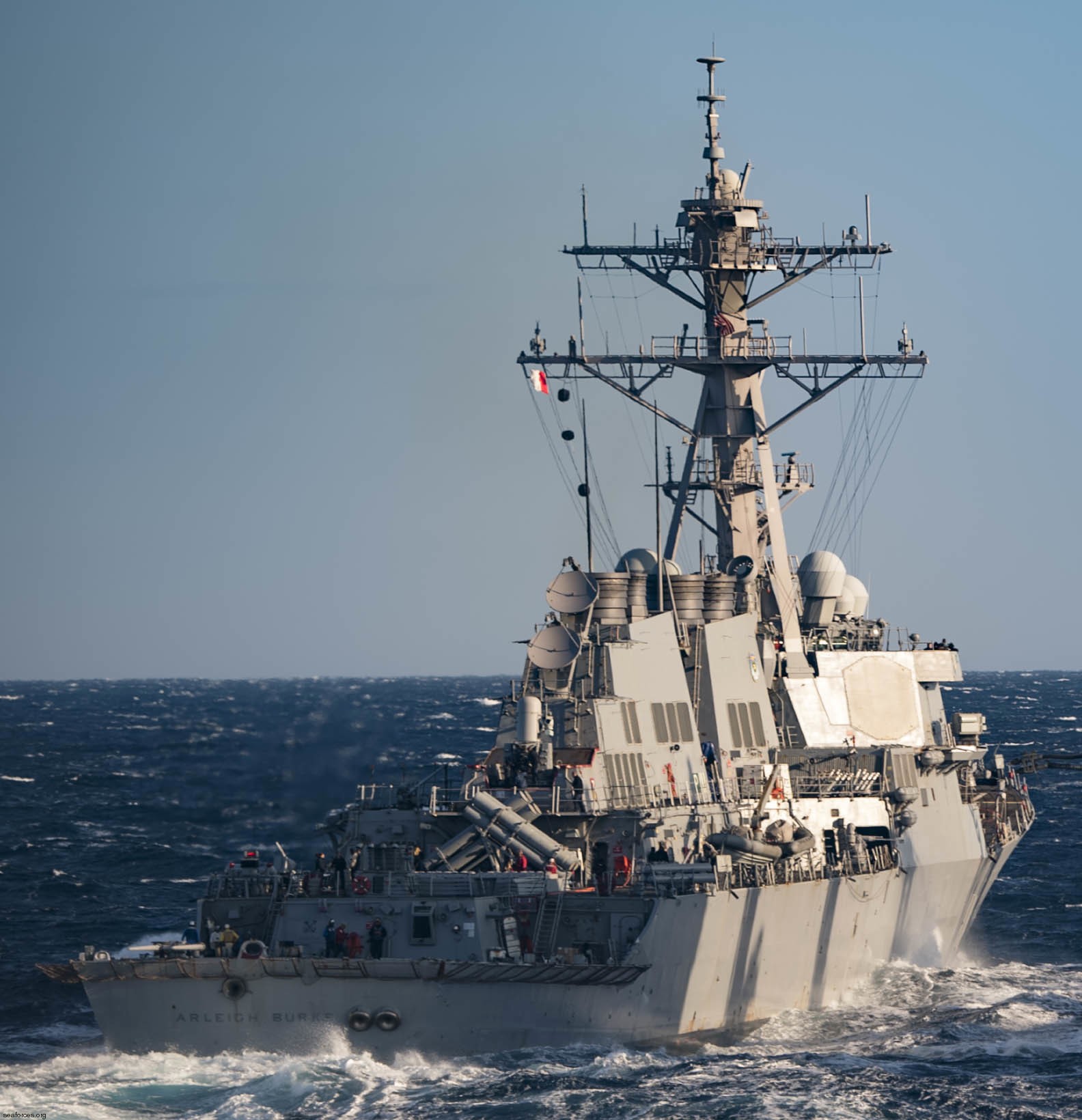 ddg-51 uss arleigh burke guided missile destroyer us navy 92