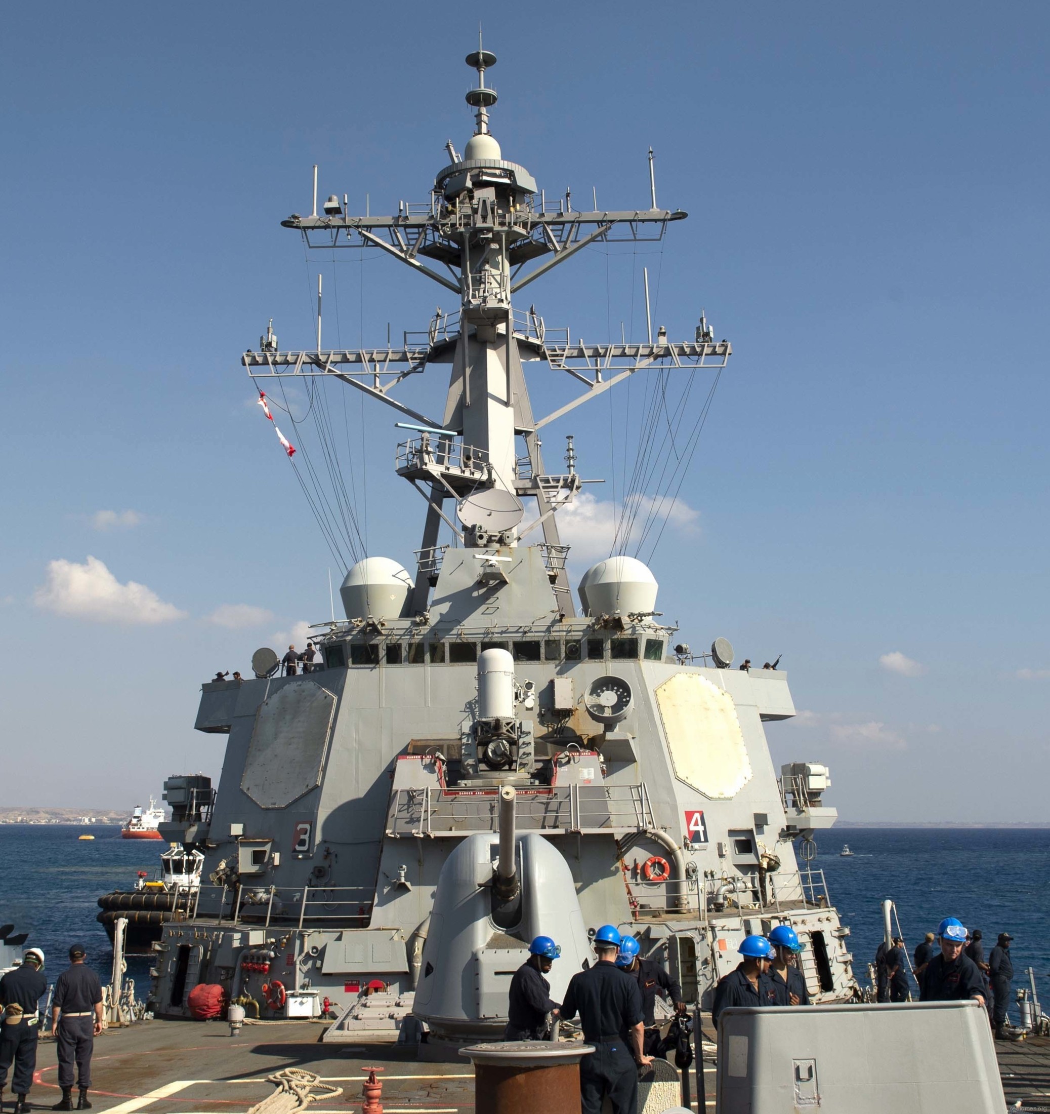 ddg-51 uss arleigh burke guided missile destroyer us navy 93 larnaca cyprus