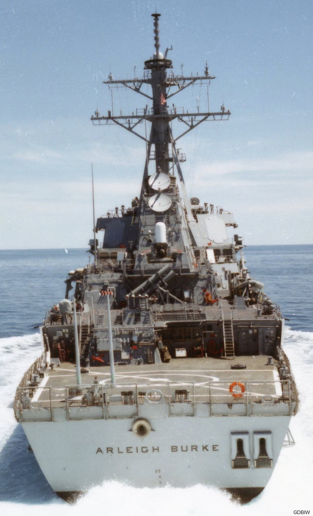 uss arleigh burke ddg-51 guided missile destroyer sea trials maine 1991 109