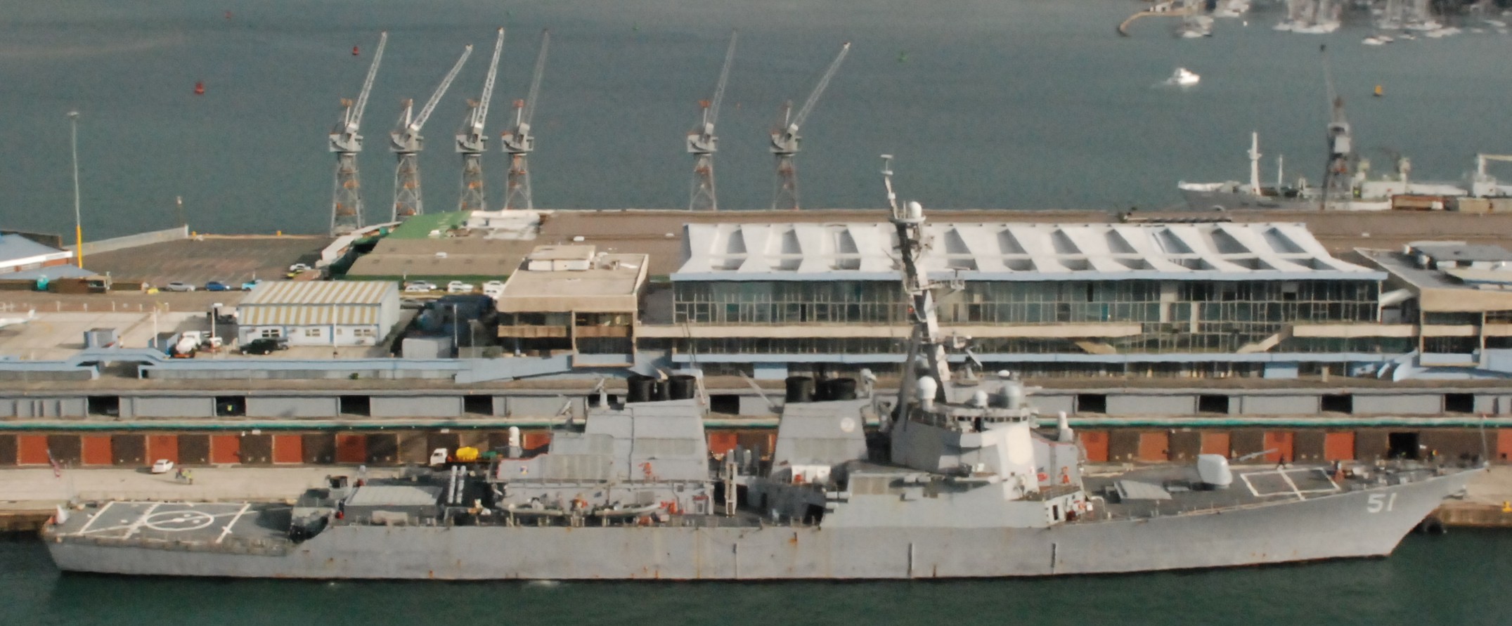 uss arleigh burke ddg-51 guided missile destroyer durban south africa 2009