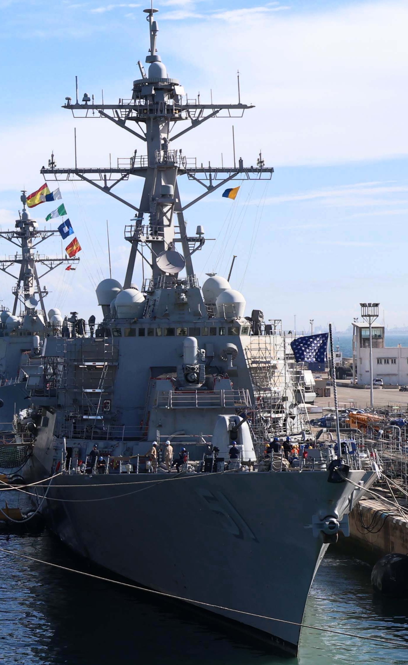 uss arleigh burke ddg-51 guided missile destroyer aegis rota spain october 2025