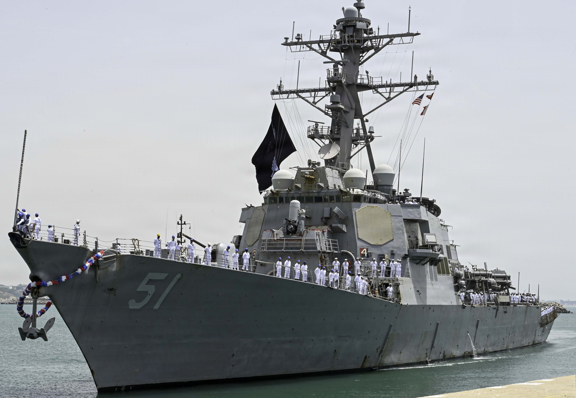 uss arleigh burke ddg-51 guided missile destroyer aegis naval station rota spain 2026 151