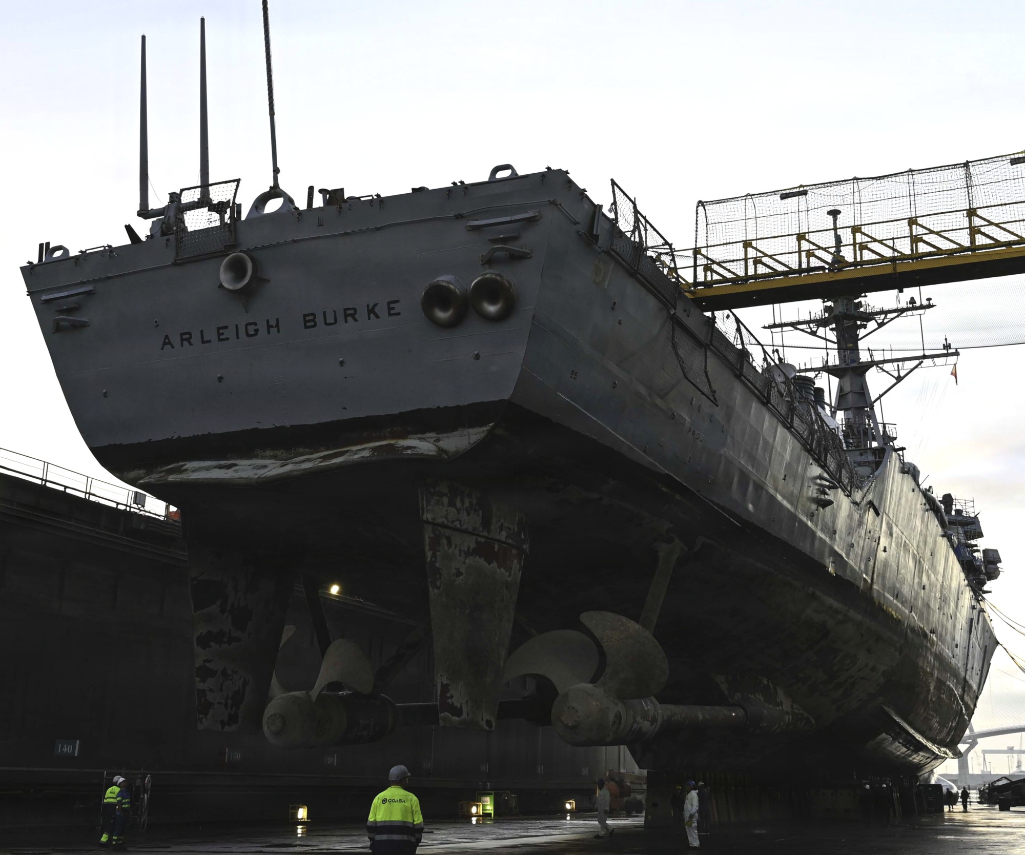 uss arleigh burke ddg-51 dry-dock navantia cadiz spain october 2026