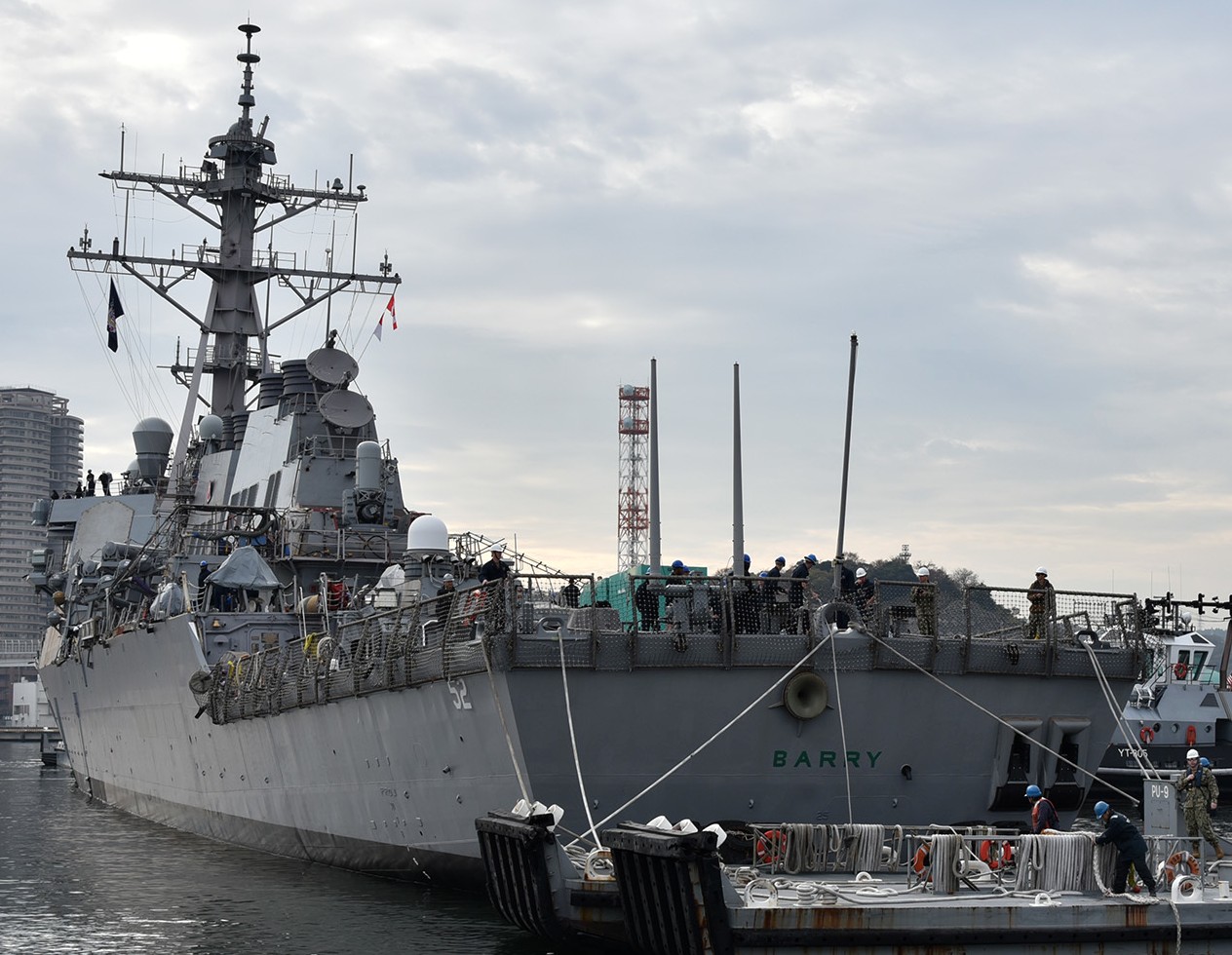 ddg-52 uss barry arleigh burke class guided missile destroyer us navy 107