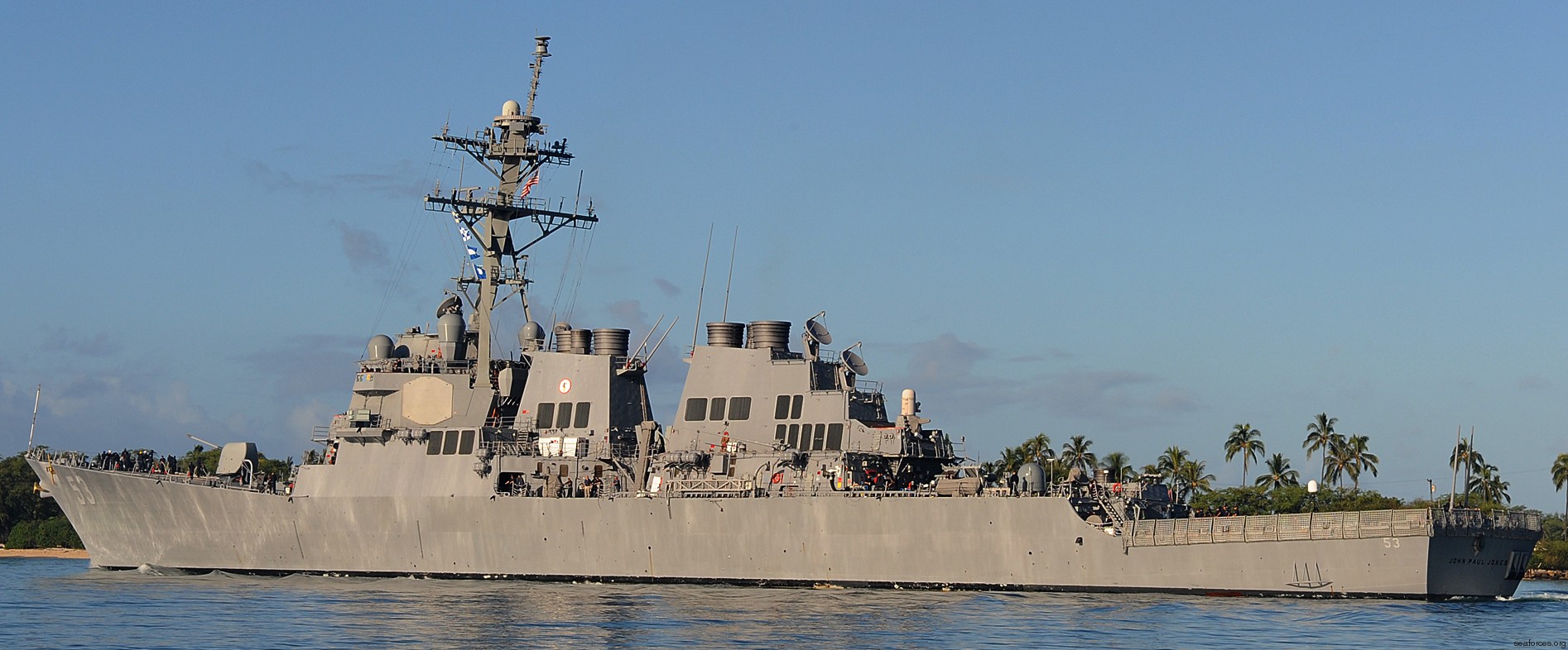 ddg-53 uss john paul jones destroyer us navy 51 joint base pearl harbor hickam hawaii