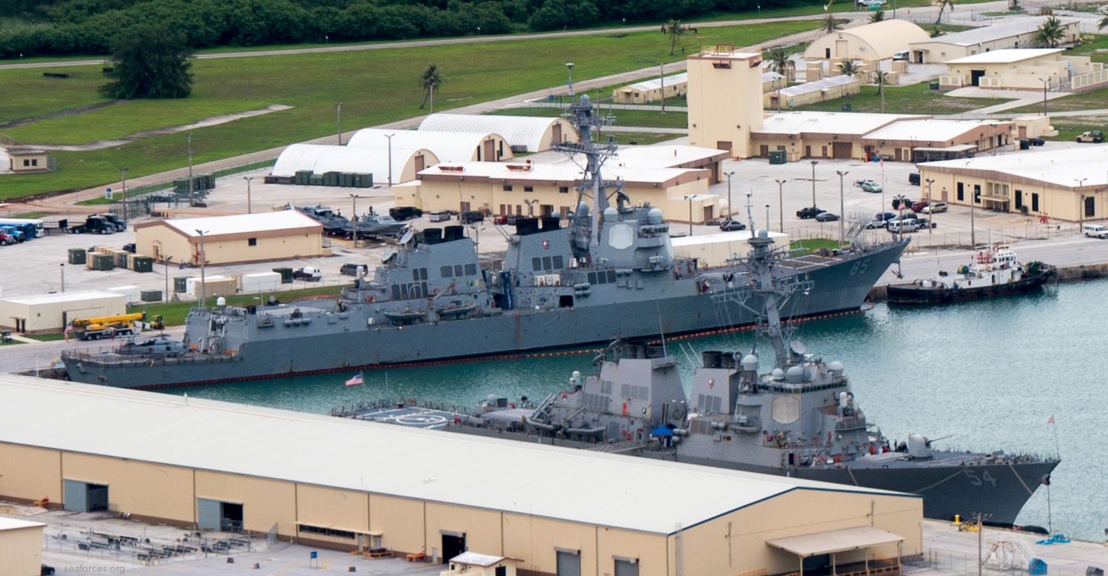 ddg-54 uss curtis wilbur destroyer us navy 06 apra harbor guam