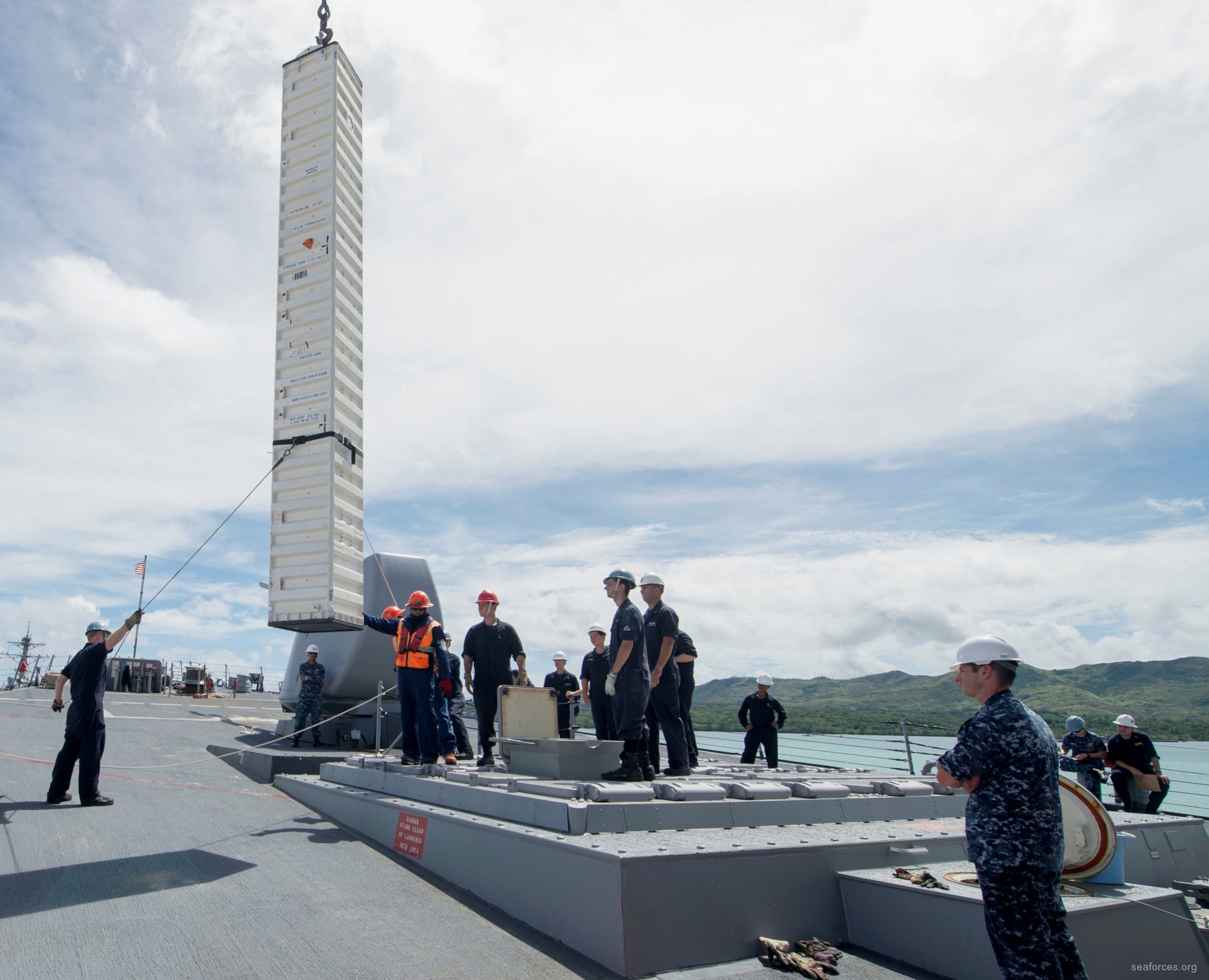 ddg-54 uss curtis wilbur destroyer us navy 16 canister mk-41 vertical launching system vls