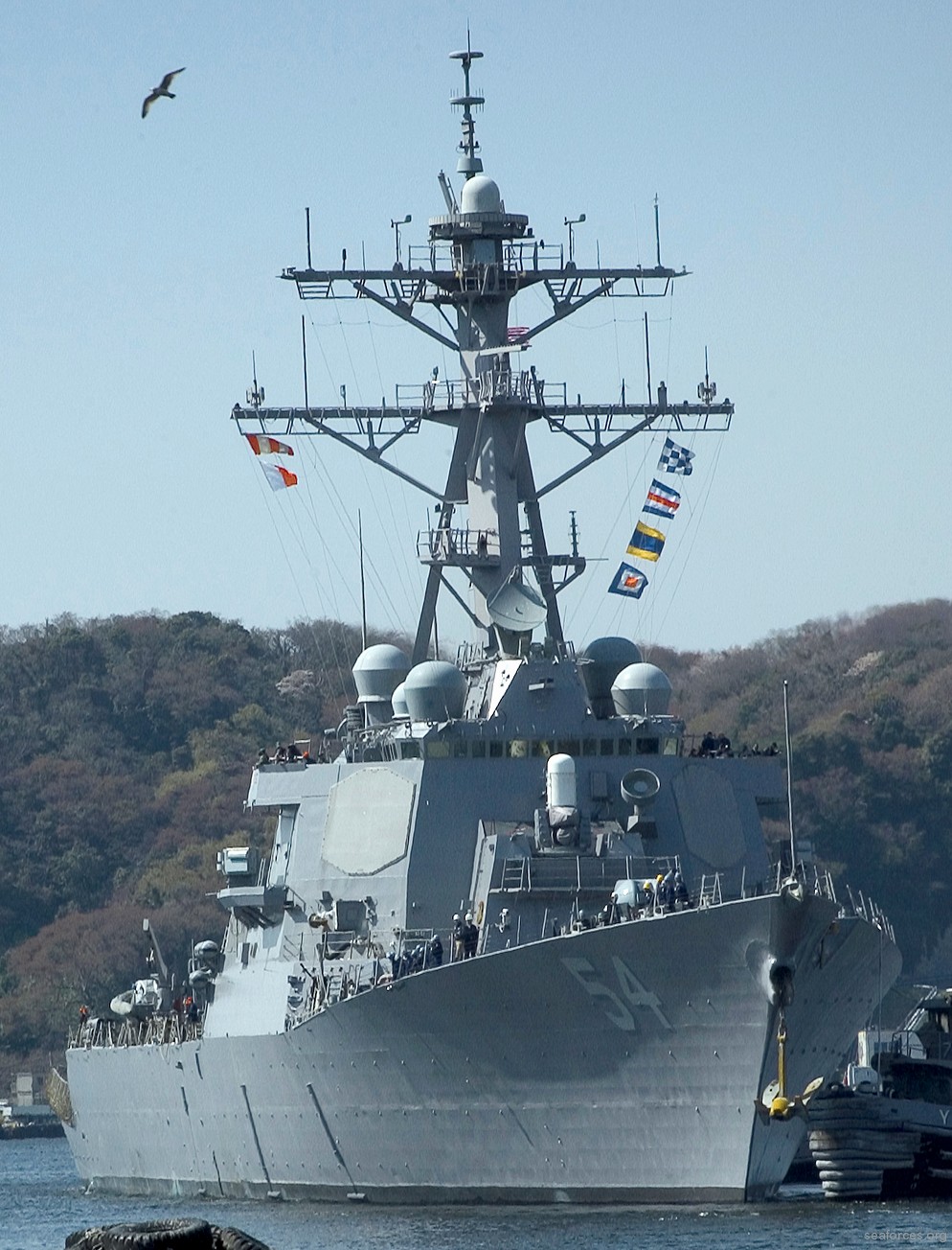 ddg-54 uss curtis wilbur destroyer us navy 74 fleet activities yokosuka japan