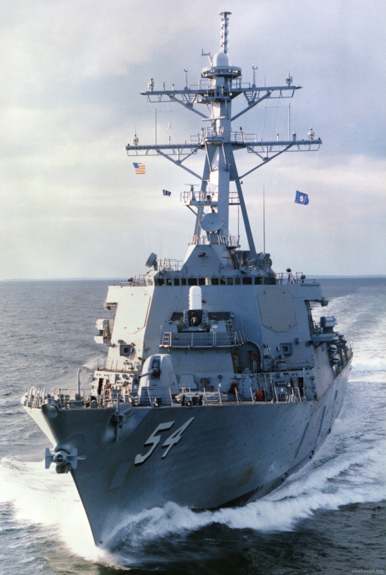 ddg-54 uss curtis wilbur destroyer us navy 102 sea trials