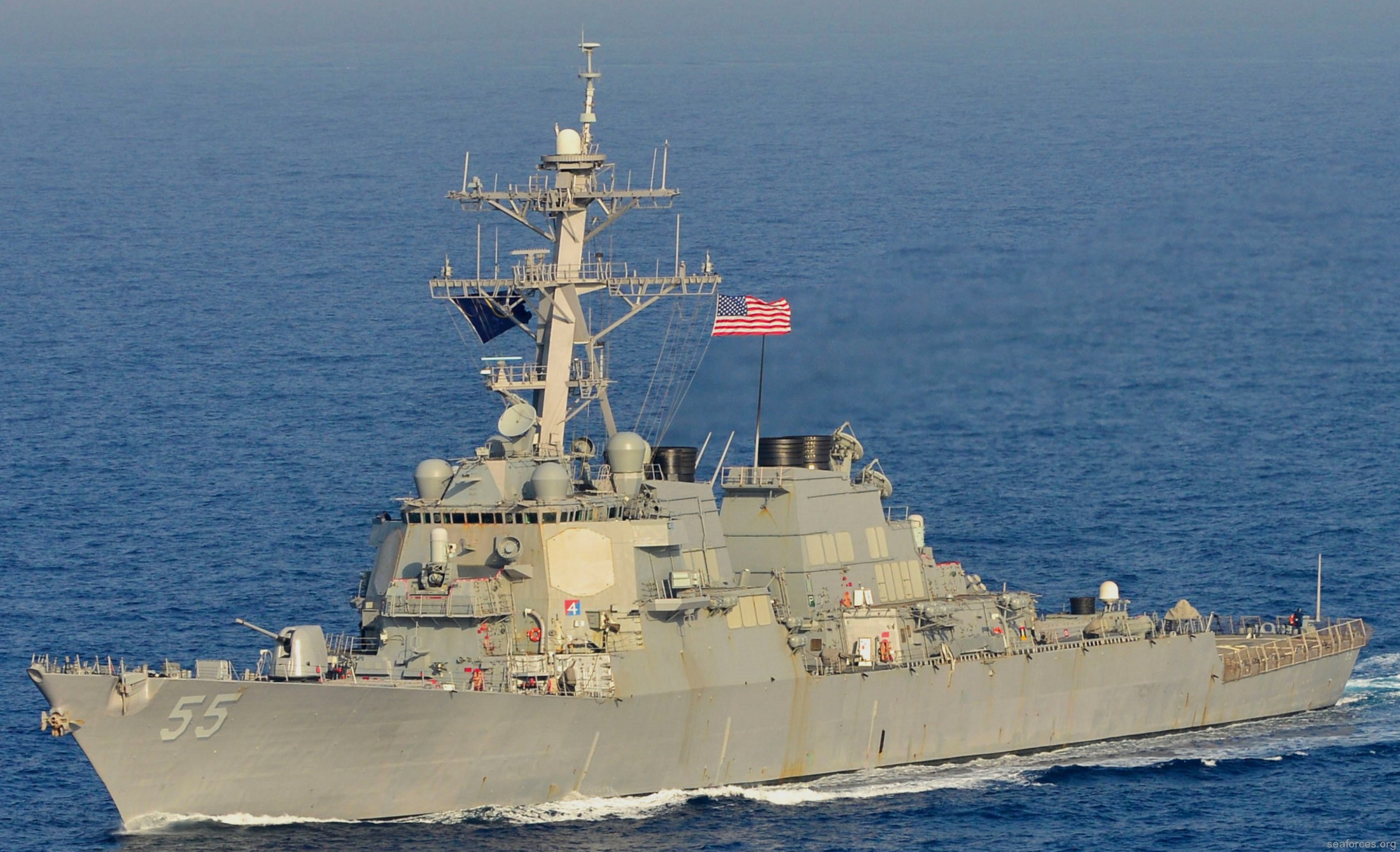 ddg-55 uss stout guided missile destroyer us navy 60 arleigh burke class