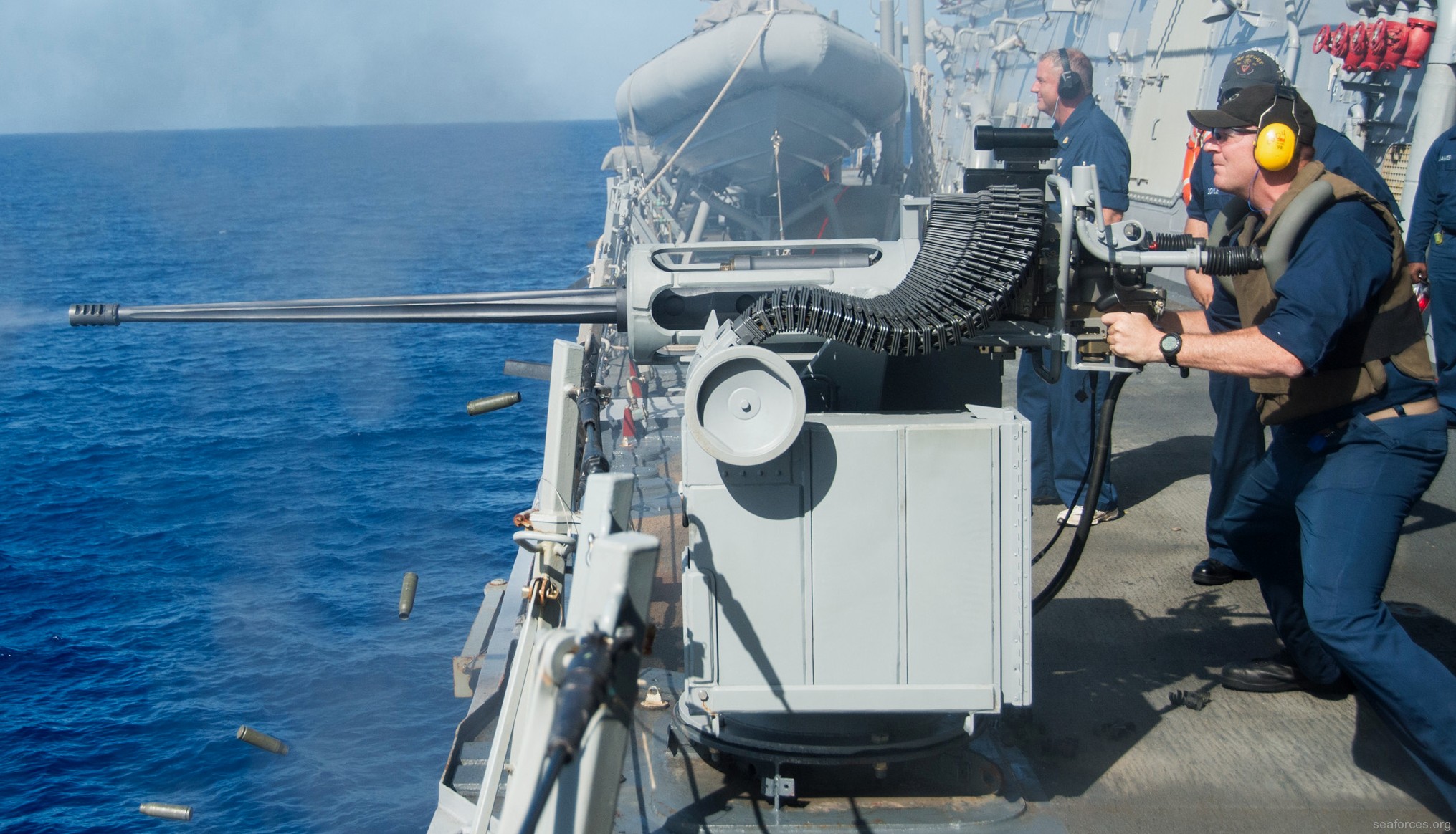 ddg-55 uss stout guided missile destroyer us navy 71 mk-38 mod.1 machine gun system mgs