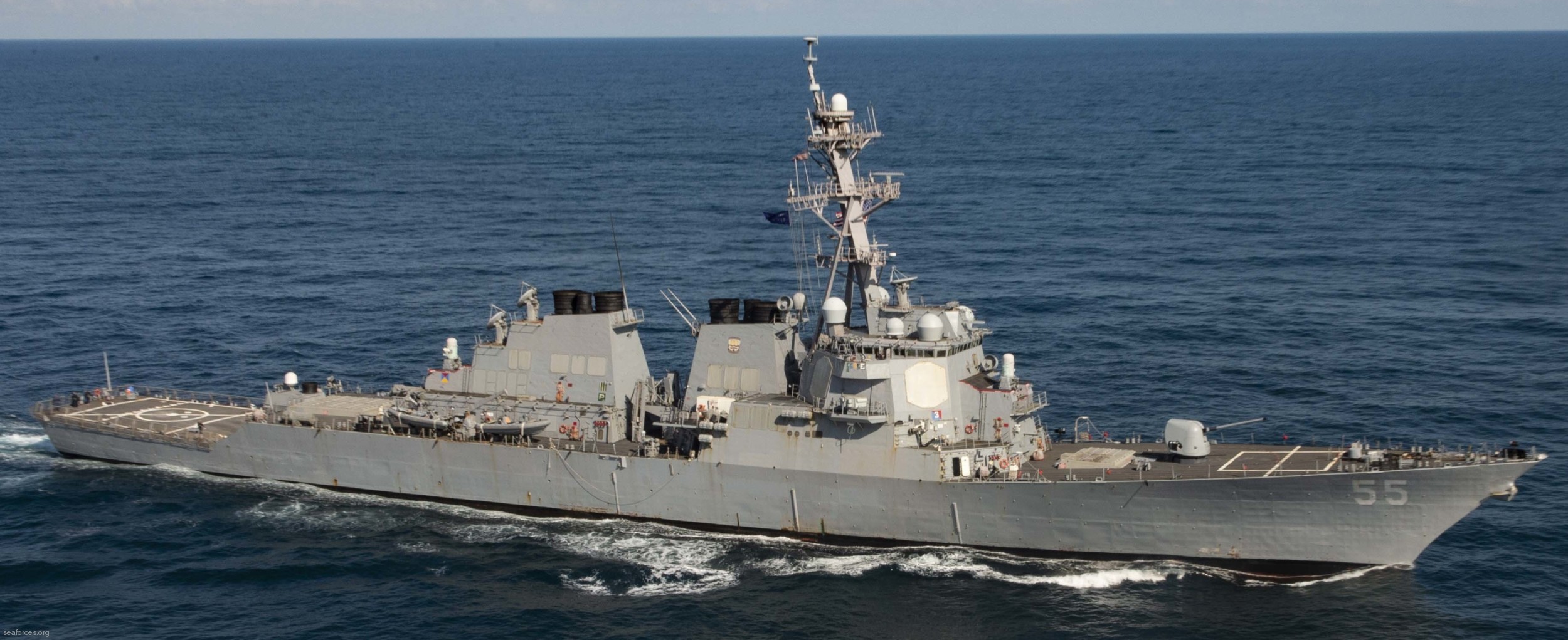 ddg-55 uss stout arleigh burke class guided missile destroyer us navy 94 atlantic ocean