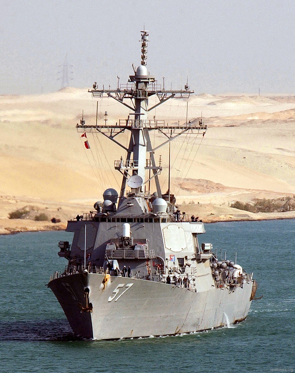 ddg-57 uss mitscher guided missile destroyer us navy 72 suez canal