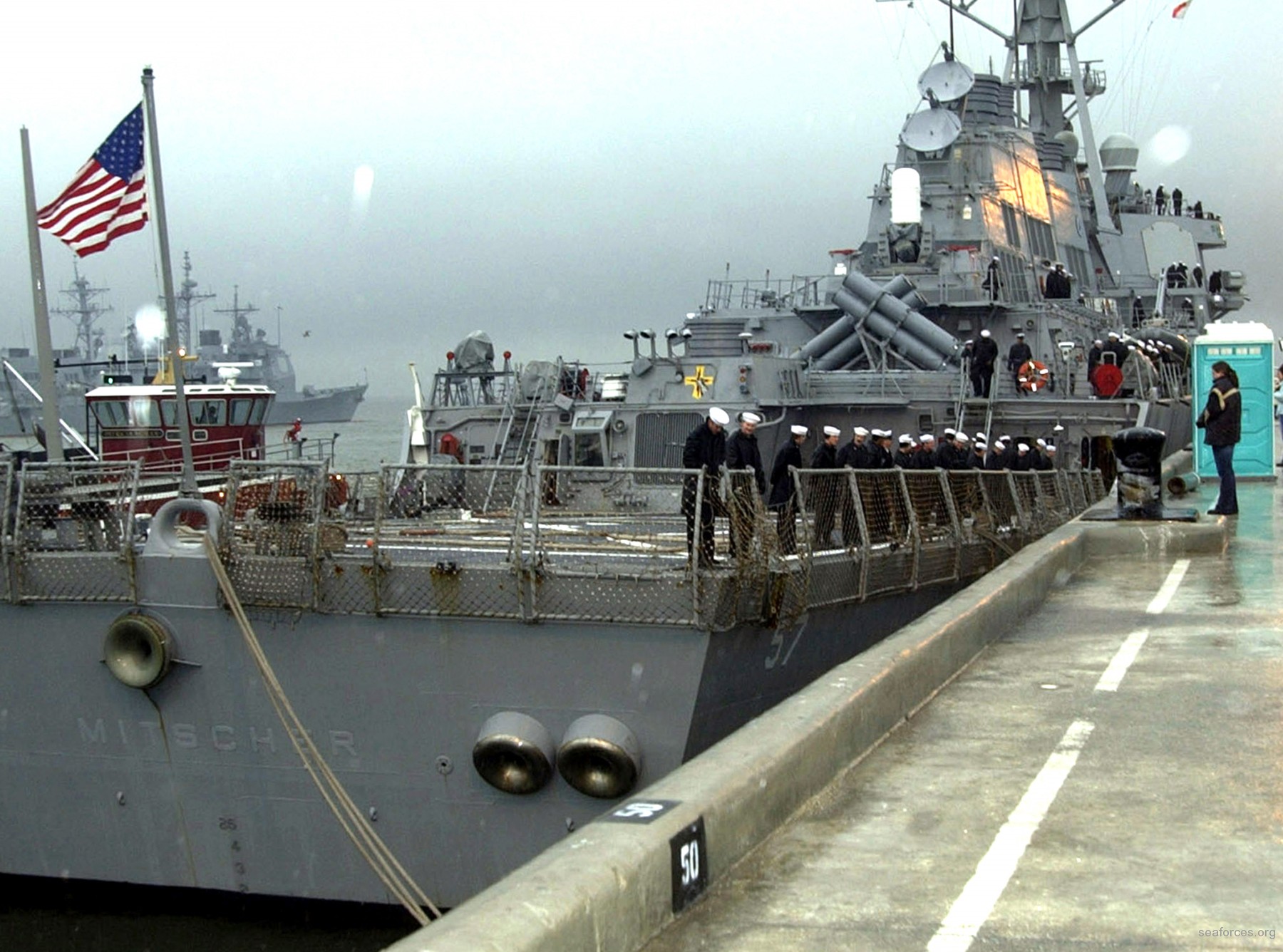 ddg-57 uss mitscher guided missile destroyer us navy 75