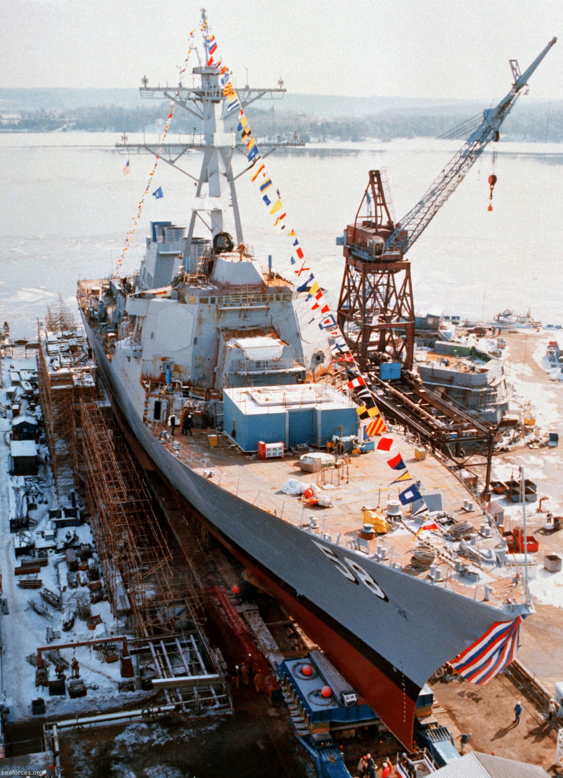 ddg-58 uss laboon guided missile destroyer us navy 76 bath iron works maine