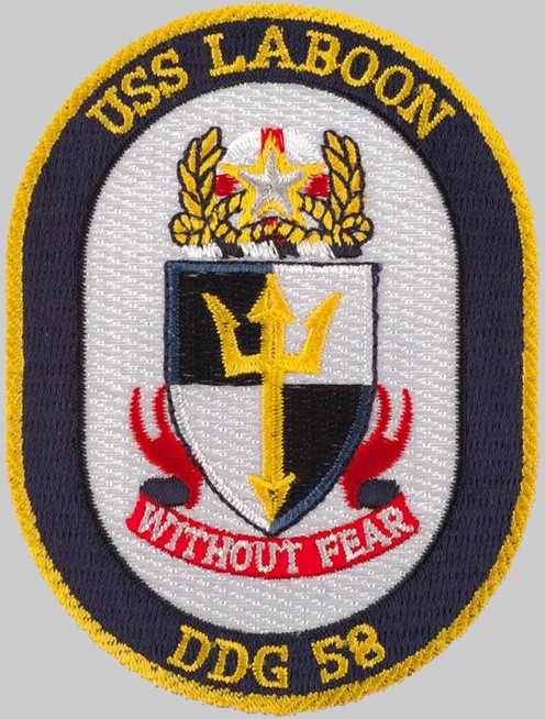ddg-58 uss laboon patch insignia crest guided missile destroyer us navy 02