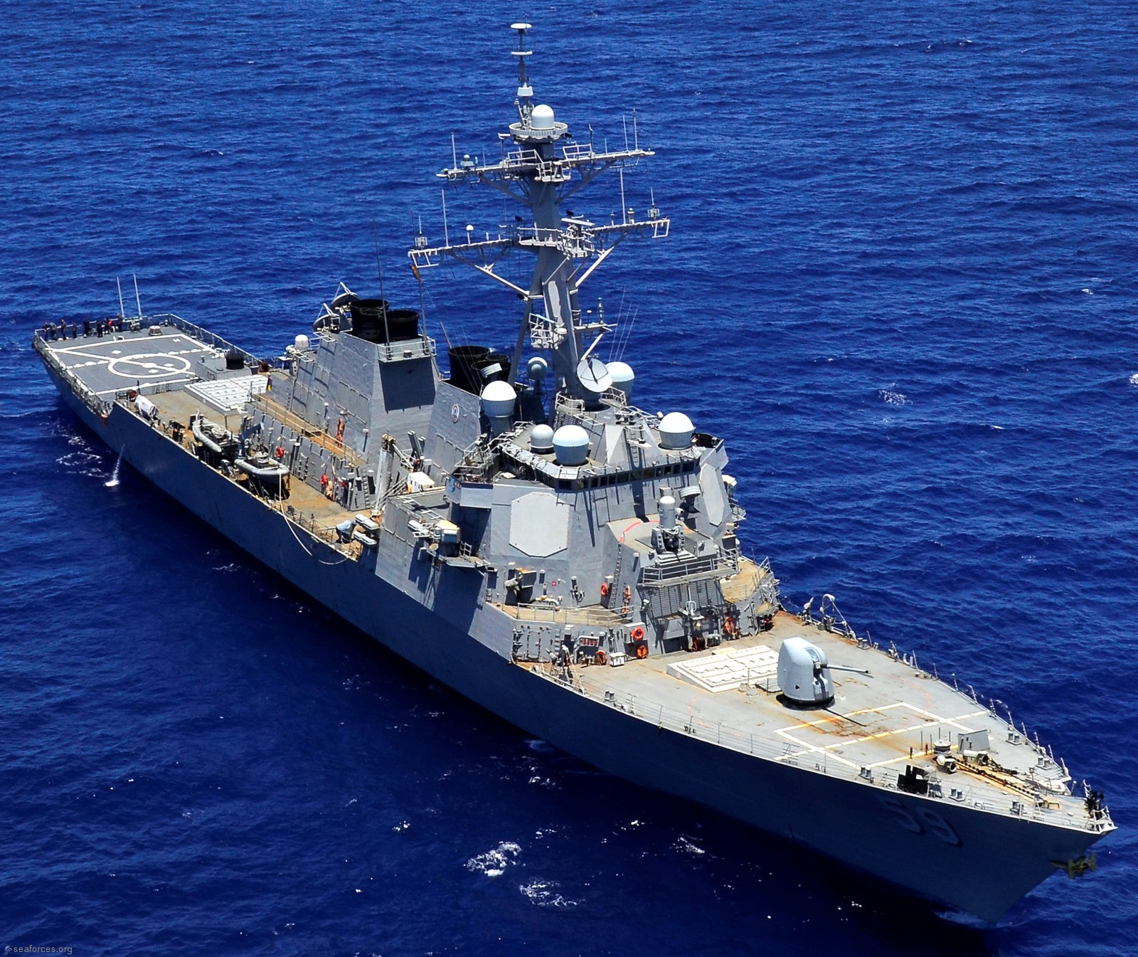 ddg-59 uss russell guided missile destroyer us navy 12 pacific ocean fleet