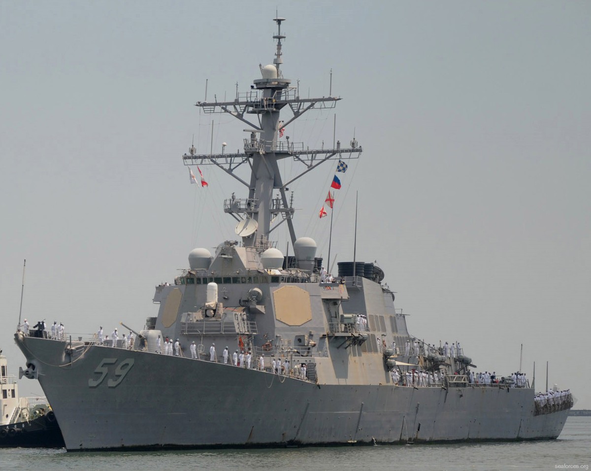 ddg-59 uss russell guided missile destroyer us navy 16 sendai japan