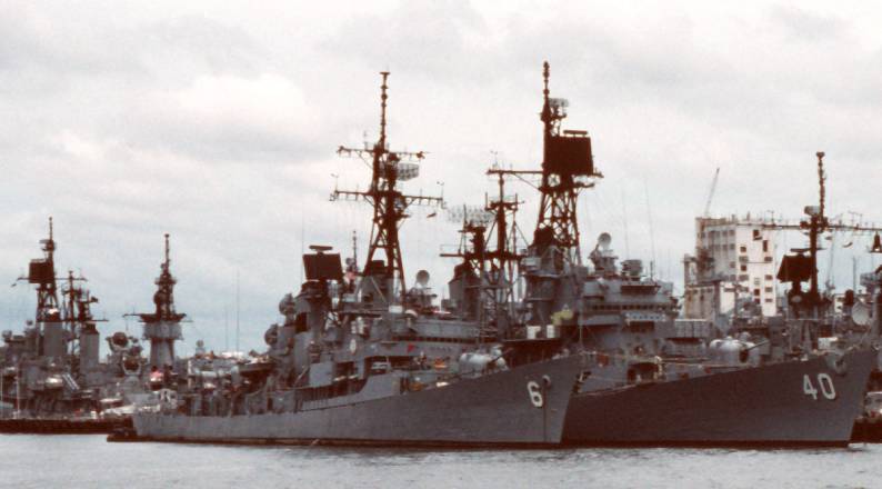 DDG-6 USS Barney - Charles F. Adams class guided missile destroyer