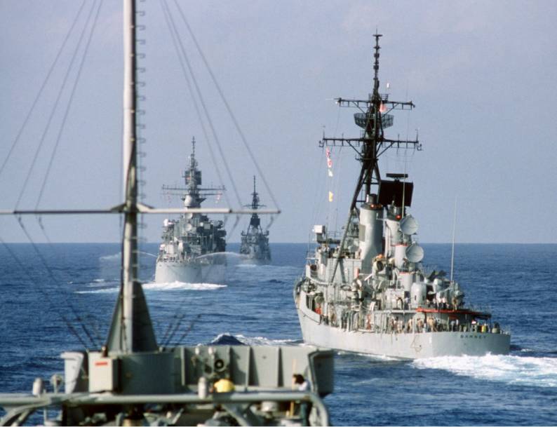 DDG-6 USS Barney - Charles F. Adams class guided missile destroyer