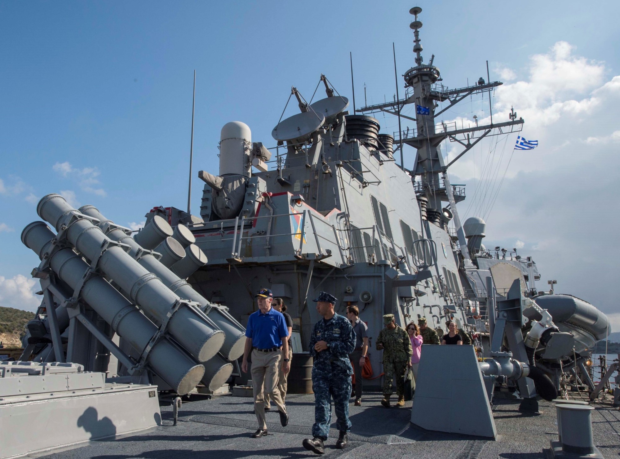 ddg-61 uss ramage guided missile destroyer arleigh burke class aegis us navy souda bay crete greecce 27