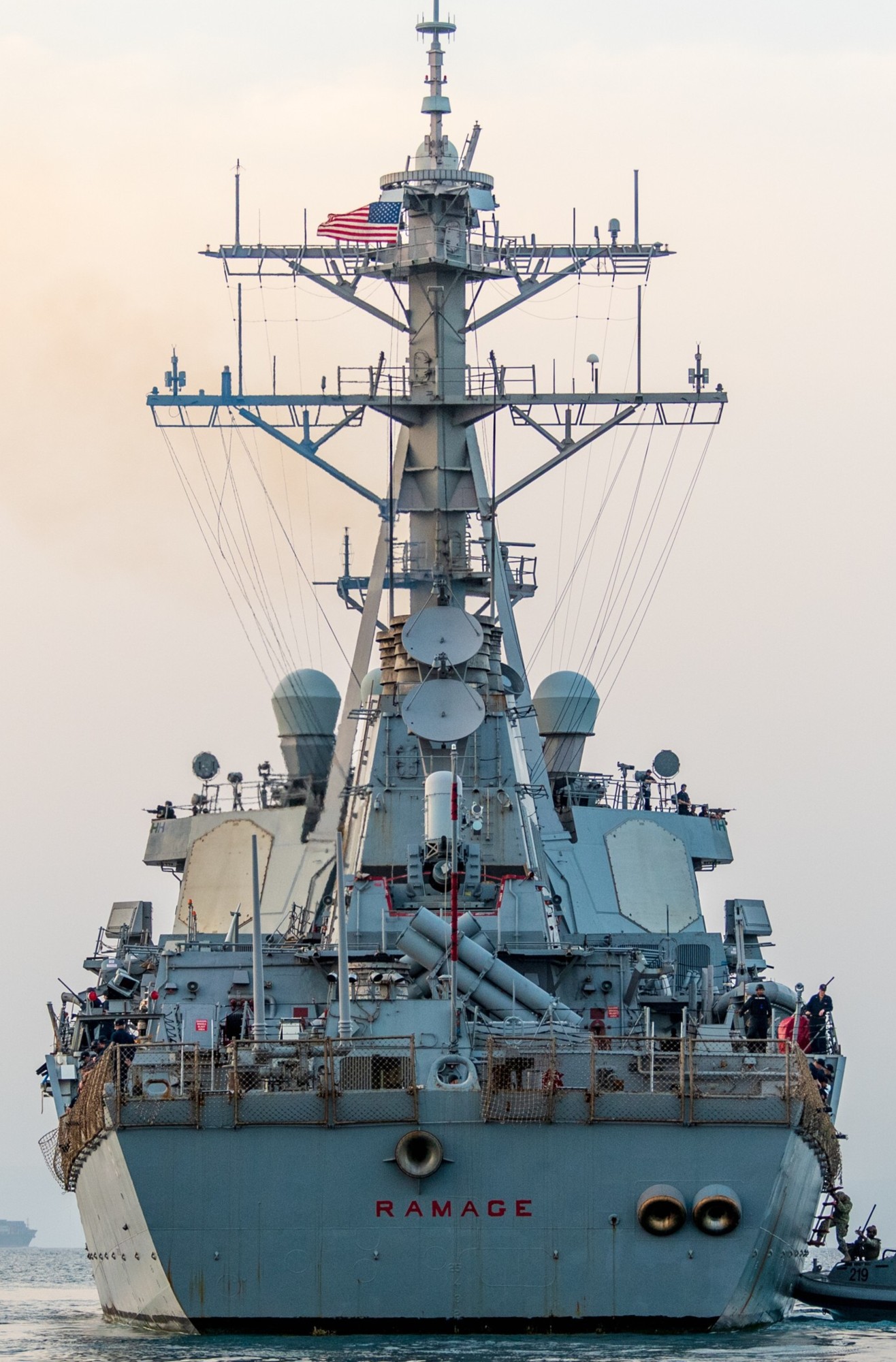 ddg-61 uss ramage guided missile destroyer arleigh burke class aegis us navy gulf of tadjoura djibouti 89
